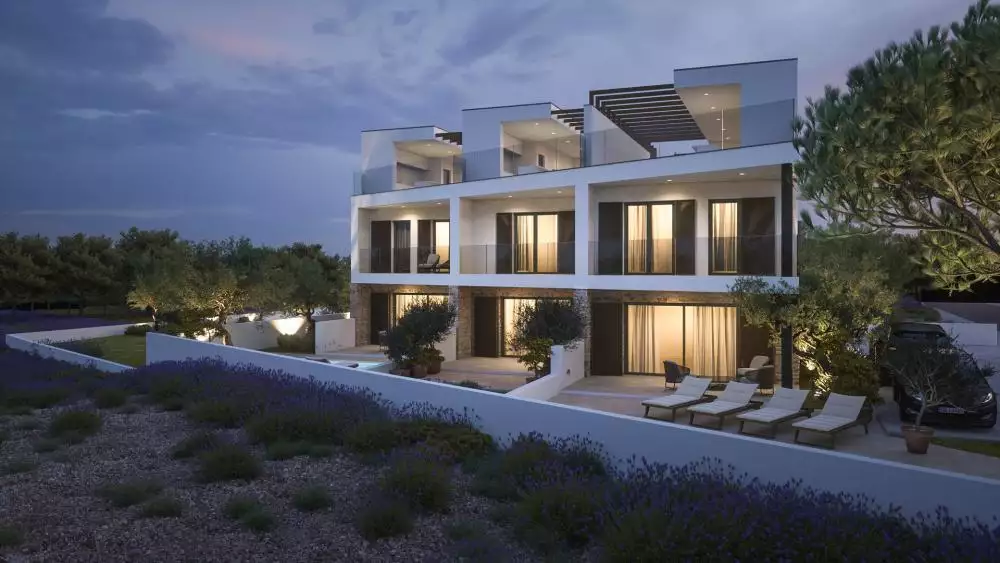 Вилла 180м² в Хорватии, Трибунь. Стоимостью 576000€ аренда фото-1