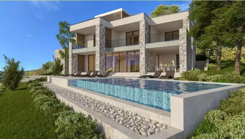 Вилла 244м² в Хорватии, Равни. Стоимостью 1200000€ аренда фото-1