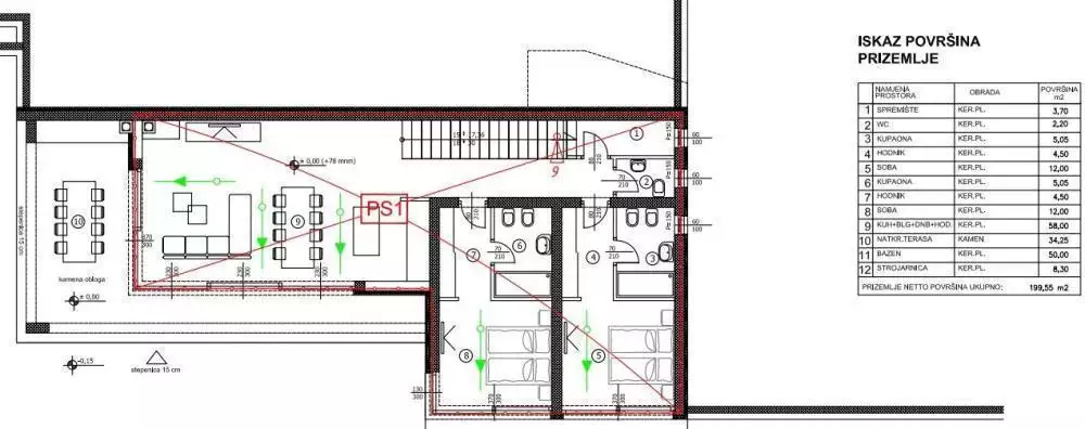 Вилла 216м² в Хорватии, Бртонигла. Стоимостью 1200000€ аренда фото-16