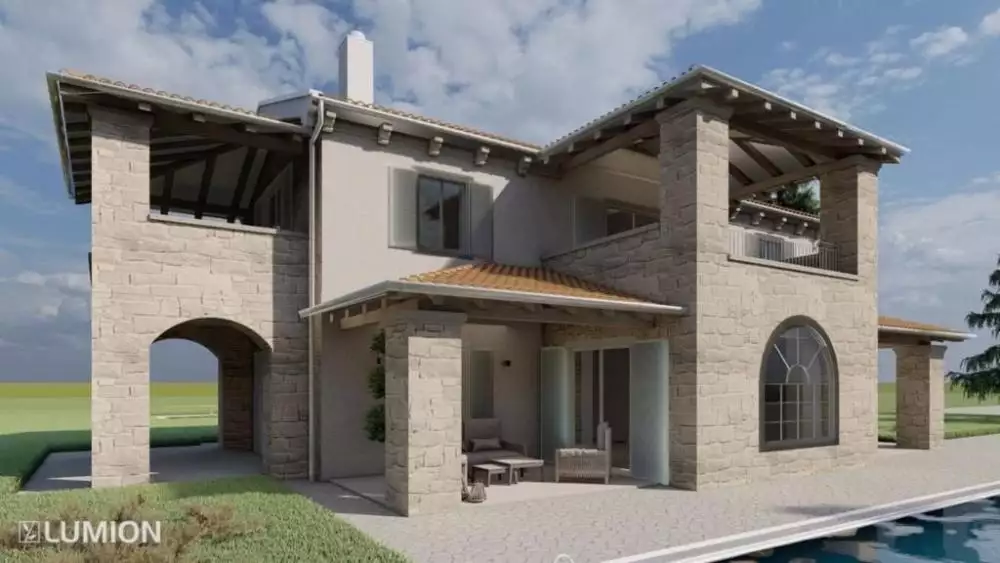 Вилла 200м² в Хорватии, Канфанар. Стоимостью 750000€ аренда фото-1