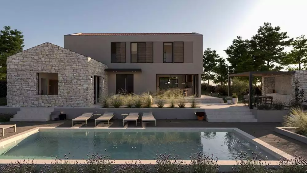 Вилла 180м² в Хорватии, Пореч. Стоимостью 1400000€ аренда фото-17