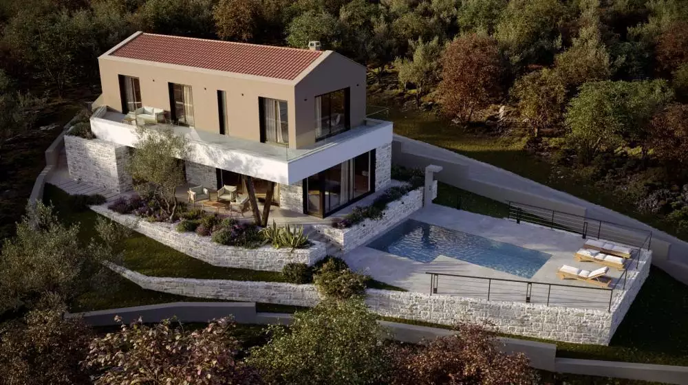 Вилла 144м² в Хорватии, Добринь. Стоимостью 890000€ аренда фото-1