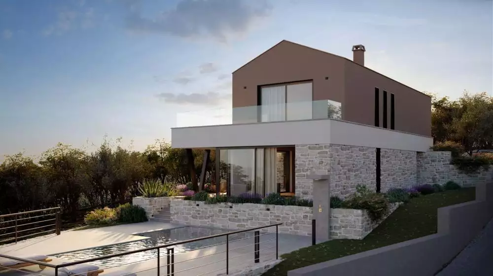 Вилла 144м² в Хорватии, Добринь. Стоимостью 890000€ аренда фото-2