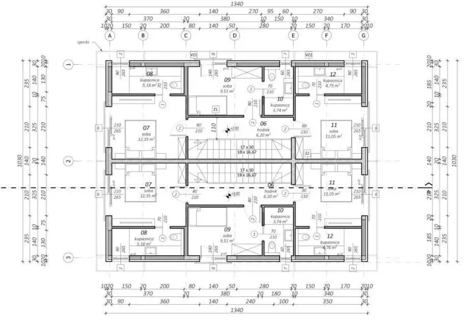 Вилла 110м² в Хорватии, Медулин. Стоимостью 760000€ аренда фото-6
