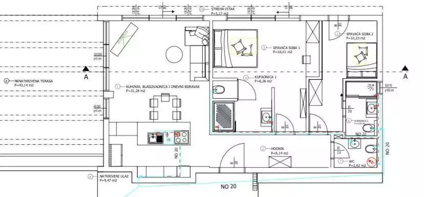 Вилла 109м² в Хорватии, Брач. Стоимостью 999000€ аренда фото-23