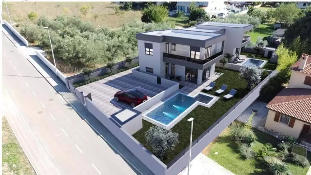 Вилла 146м² в Хорватии, Медулин. Стоимостью 730000€ аренда фото-1