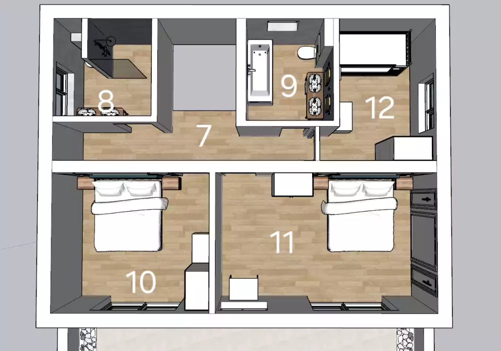 Вилла 170м² в Хорватии, Кострена. Стоимостью 1038000€ аренда фото-10