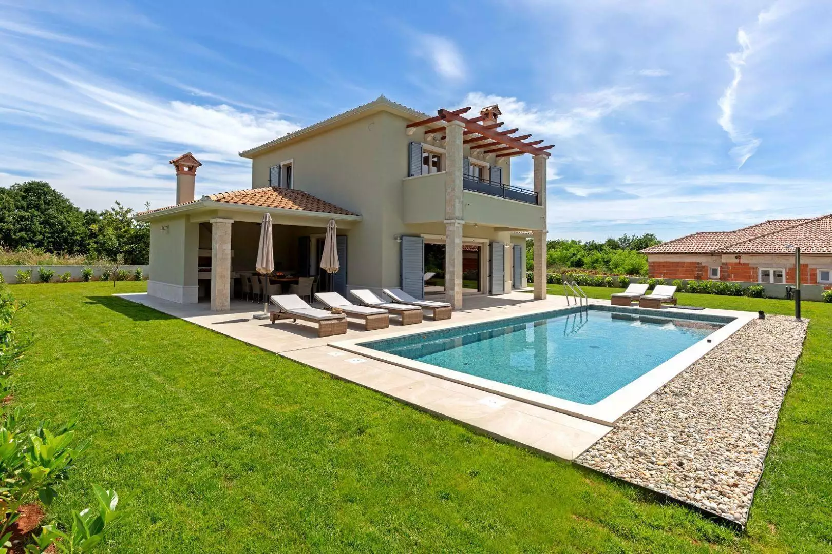 Вилла 170м² в Хорватии, Лабин. Стоимостью 650000€ аренда фото-9