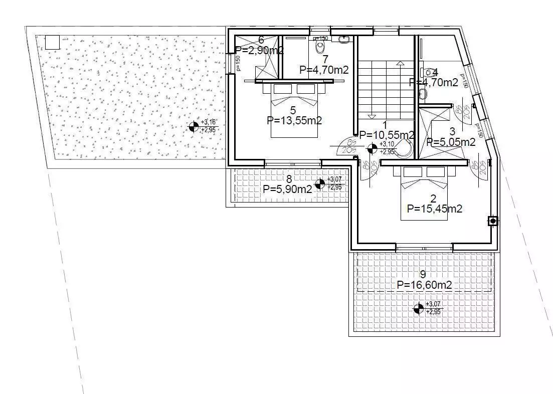 Вилла 195м² в Хорватии, Лабин. Стоимостью 650000€ аренда фото-16