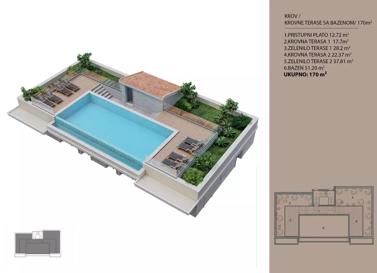 Квартира 64м² в Черногории, Доброта. Стоимостью 250000€ аренда фото-13