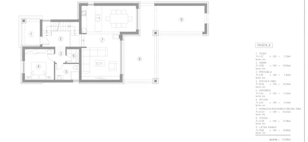 Вилла 226м² в Хорватии, Крка. Стоимостью 1600000€ аренда фото-23