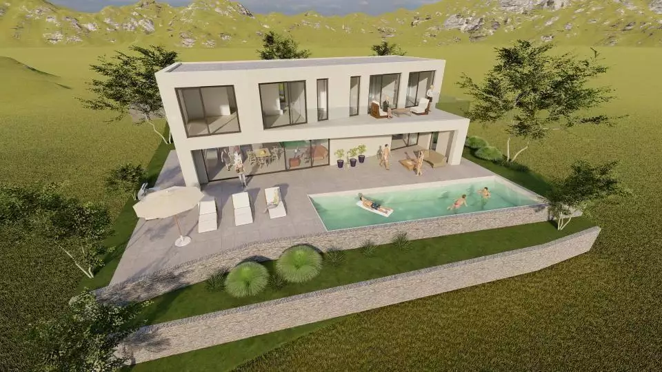 Вилла 190м² в Хорватии, Крка. Стоимостью 1300000€ аренда фото-4