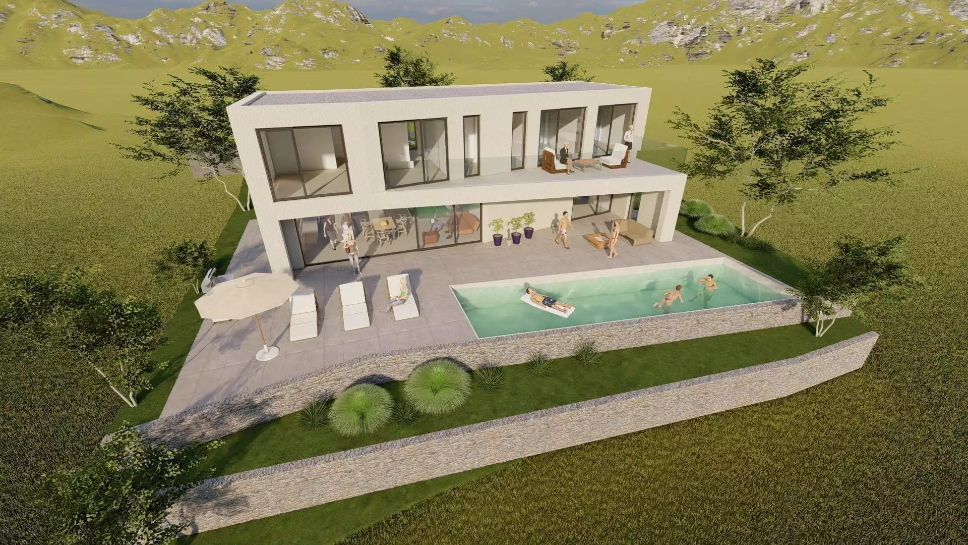 Вилла 190м² в Хорватии, Крка. Стоимостью 1300000€ аренда фото-12