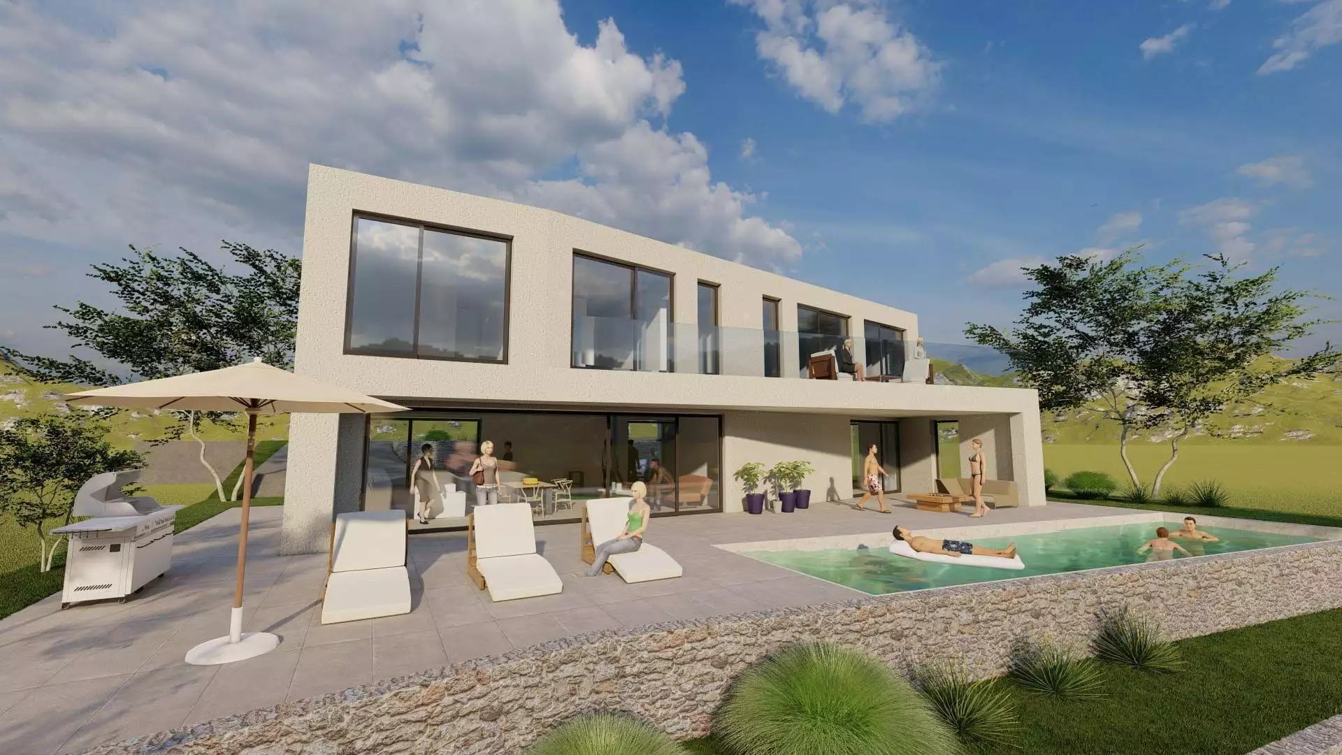 Вилла 190м² в Хорватии, Крка. Стоимостью 1300000€ аренда фото-13