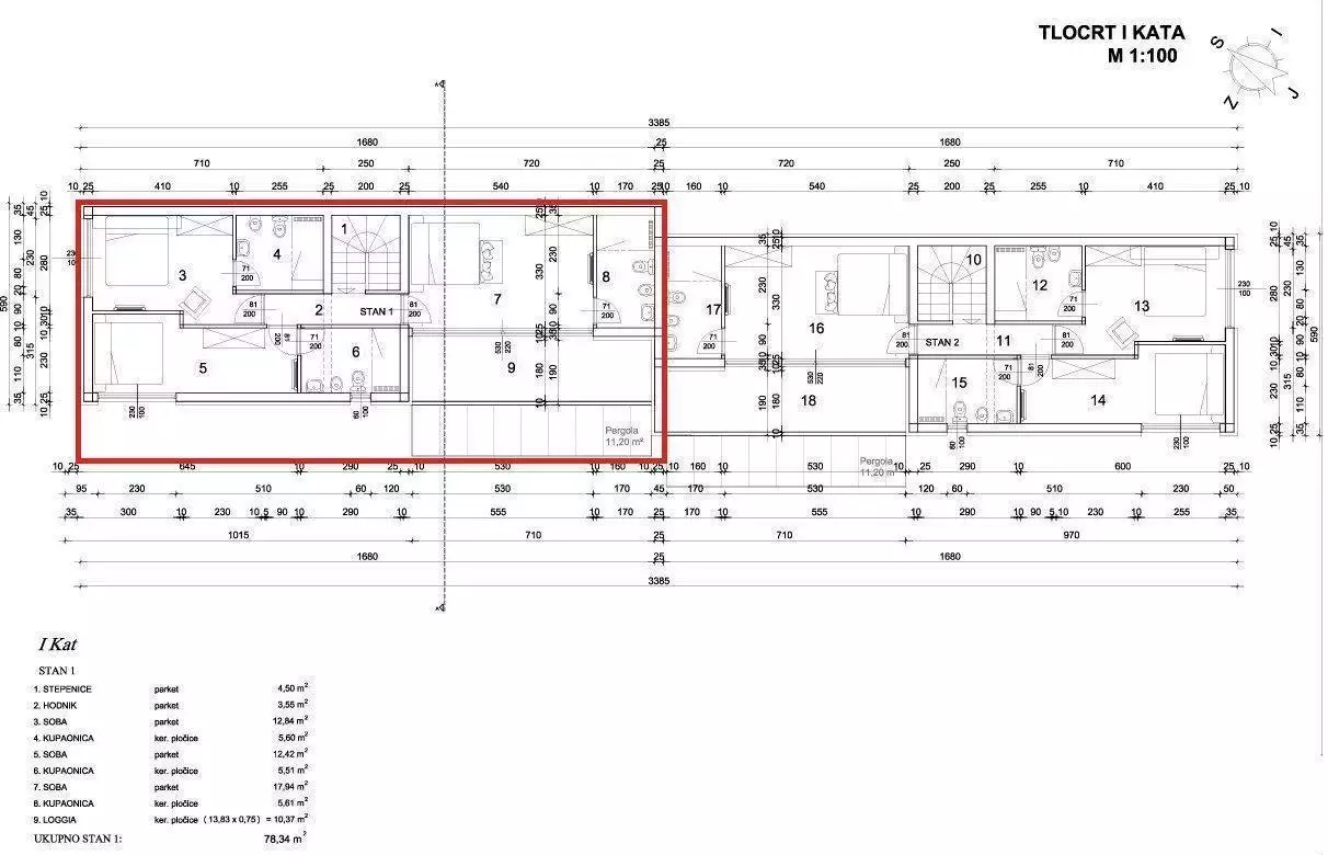 Вилла 158м² в Хорватии, Крка. Стоимостью 650000€ аренда фото-12