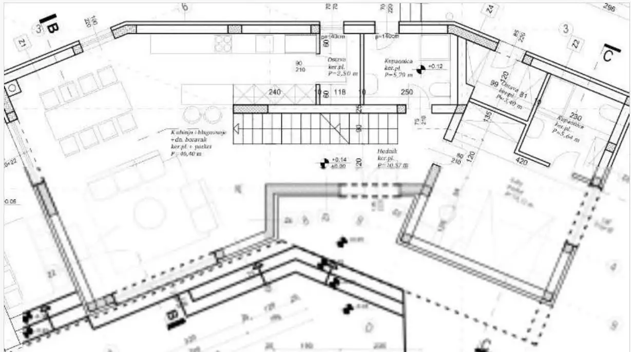 Вилла 320м² в Хорватии, Подстрана. Стоимостью 1700000€ аренда фото-15