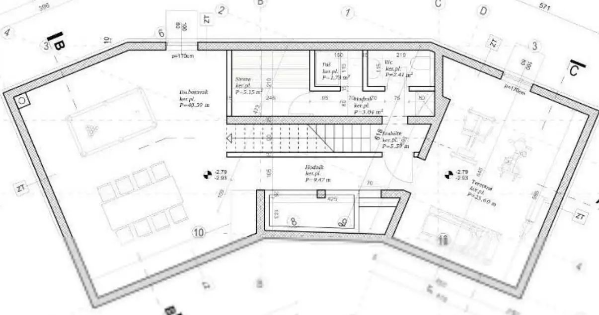 Вилла 320м² в Хорватии, Подстрана. Стоимостью 1700000€ аренда фото-16