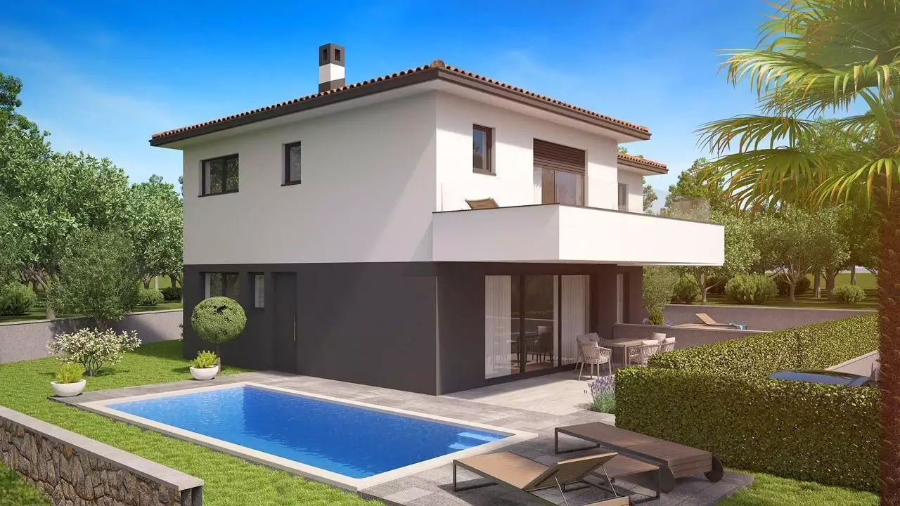 Вилла 117м² в Хорватии, Малинска. Стоимостью 590000€ аренда фото-3