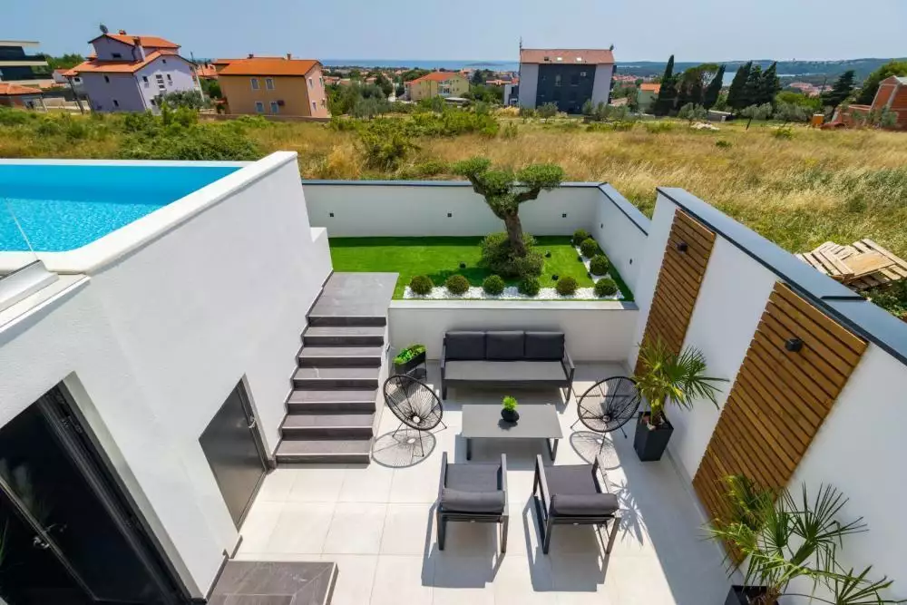 Вилла 400м² в Хорватии, Медулин. Стоимостью 2100000€ аренда фото-19