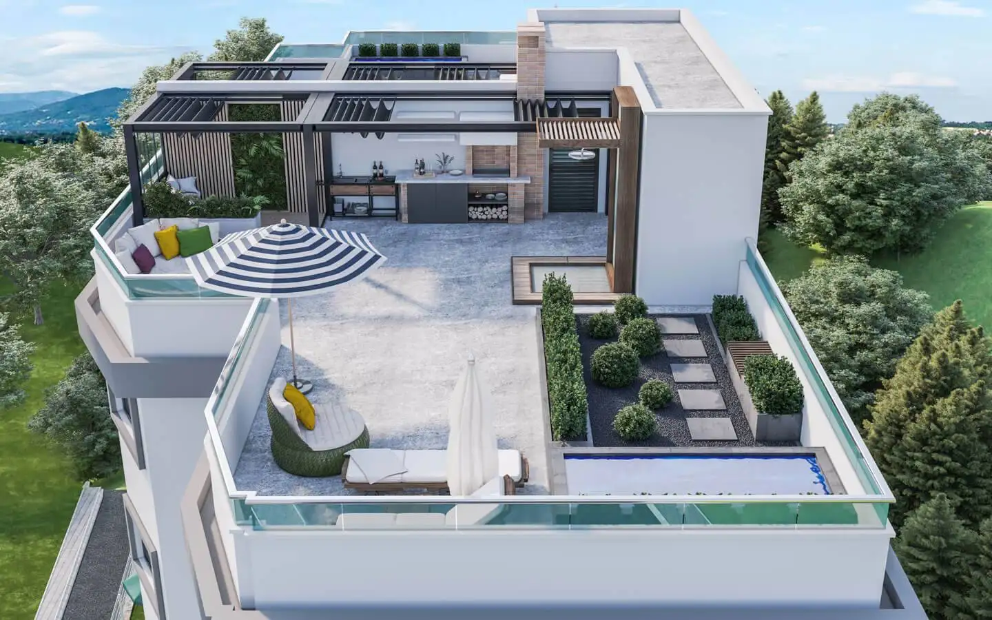 Квартира 100м² в Черногории, Комошевина. Стоимостью 504600€ аренда фото-11