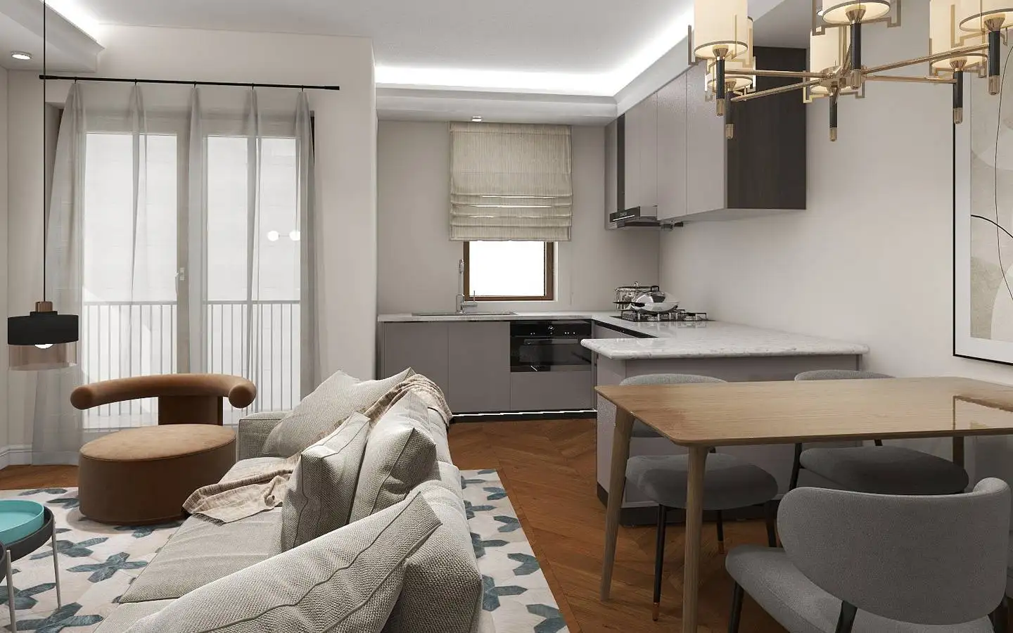 Квартира 48м² в Черногории, Рисан. Стоимостью 140389€ аренда фото-15
