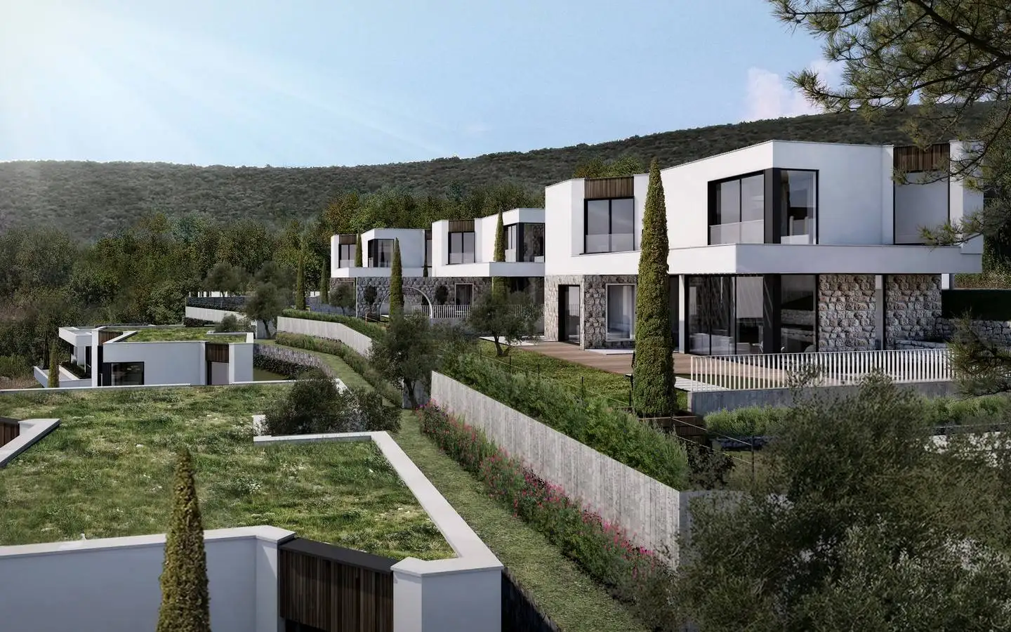 Вилла 128м² в Черногории, Поди. Стоимостью 590000€ аренда фото-3