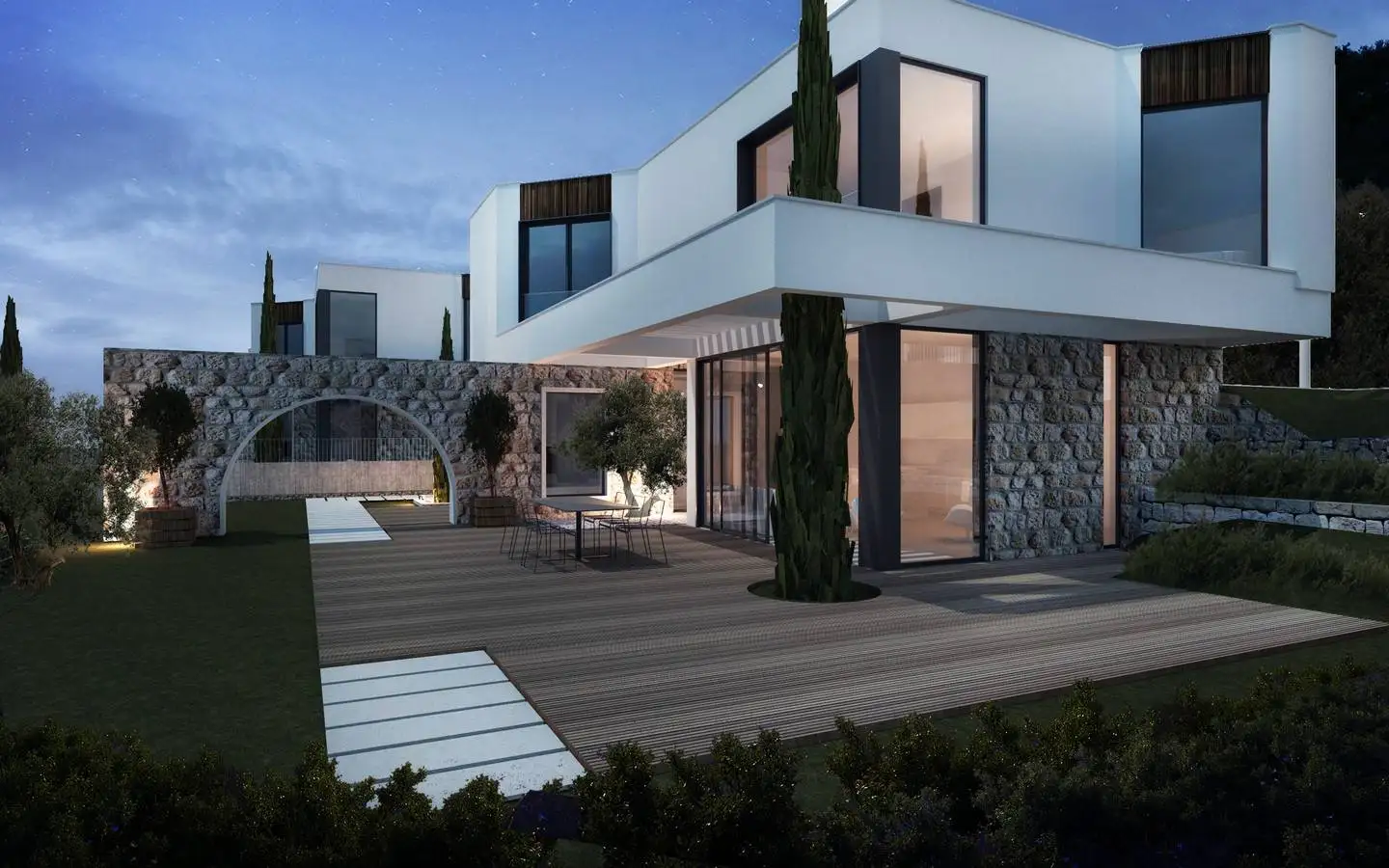 Вилла 128м² в Черногории, Поди. Стоимостью 590000€ аренда фото-6