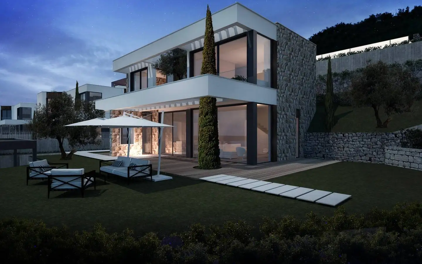 Вилла 128м² в Черногории, Поди. Стоимостью 590000€ аренда фото-8