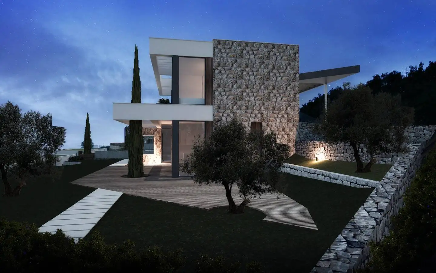 Вилла 128м² в Черногории, Поди. Стоимостью 590000€ аренда фото-9