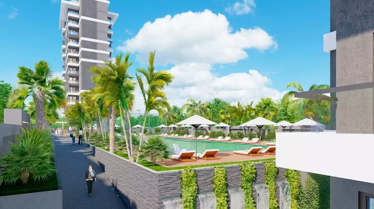 Квартира 57м² в Турции, Махмутлар. Стоимостью 182500€ аренда фото-4