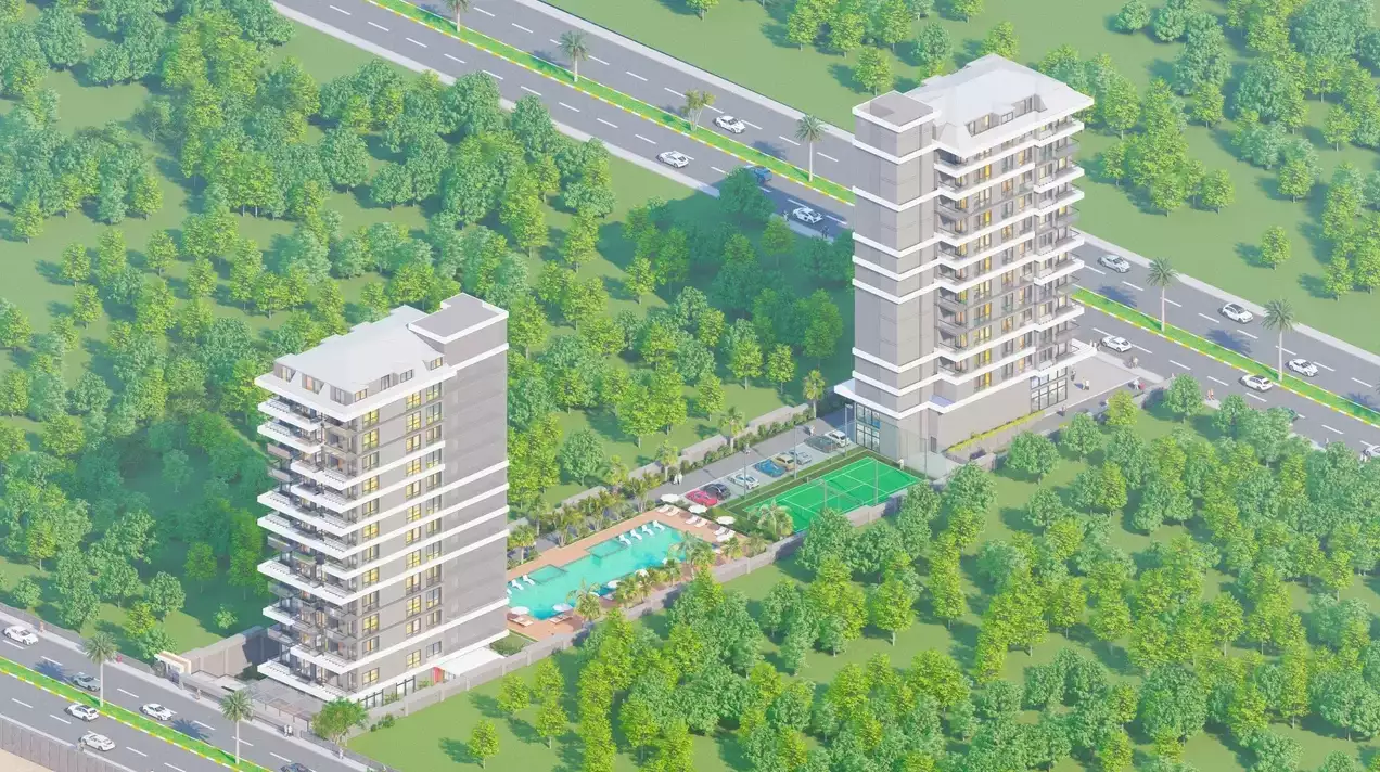 Квартира 57м² в Турции, Махмутлар. Стоимостью 182500€ аренда фото-7