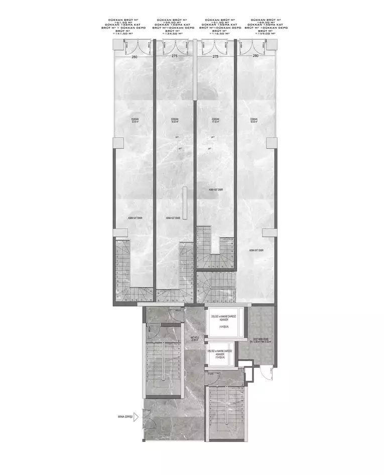 Квартира 57м² в Турции, Махмутлар. Стоимостью 182500€ аренда фото-25