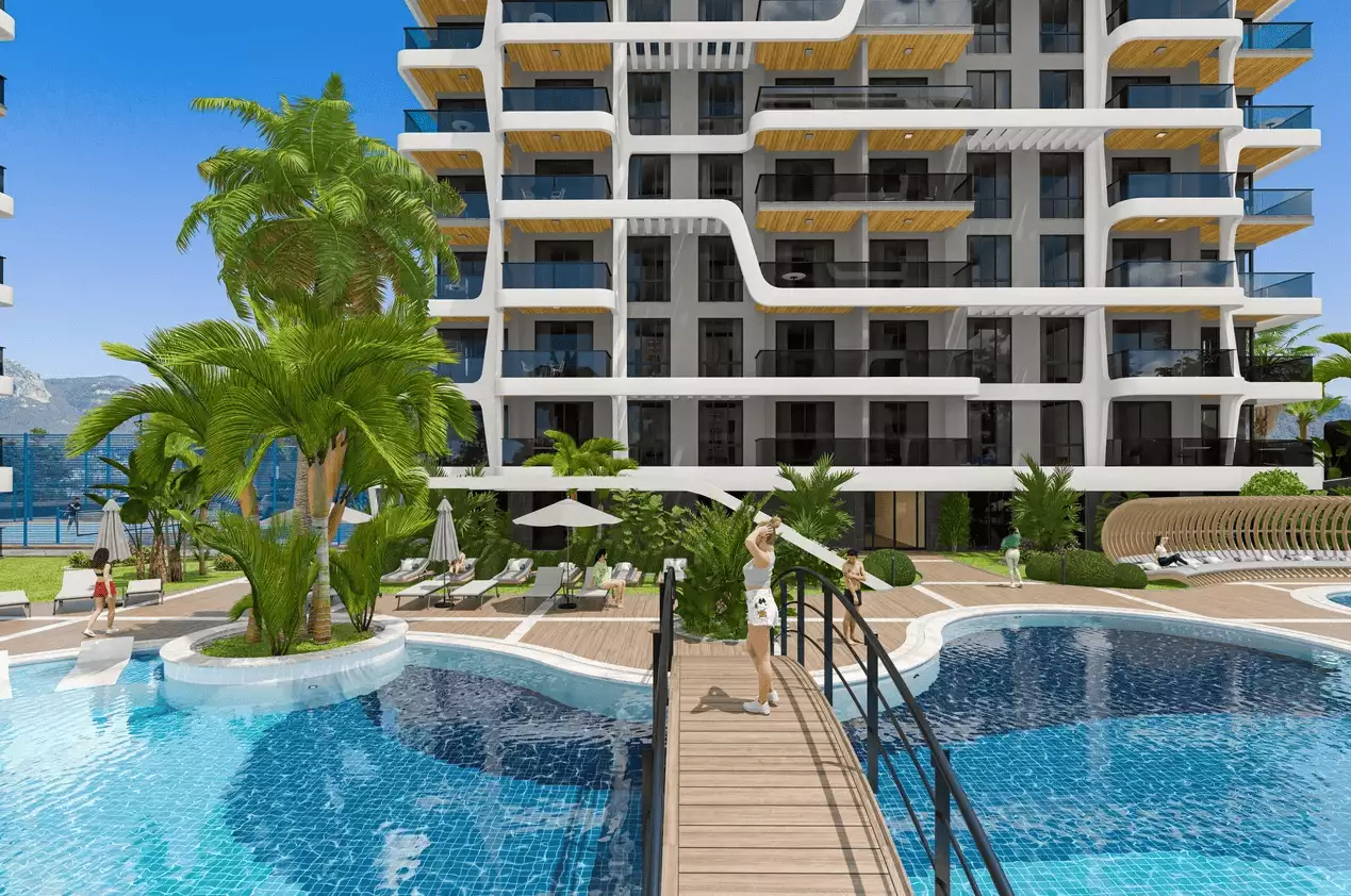 Квартира 58м² в Турции, Тосмур. Стоимостью 265500€ аренда фото-3