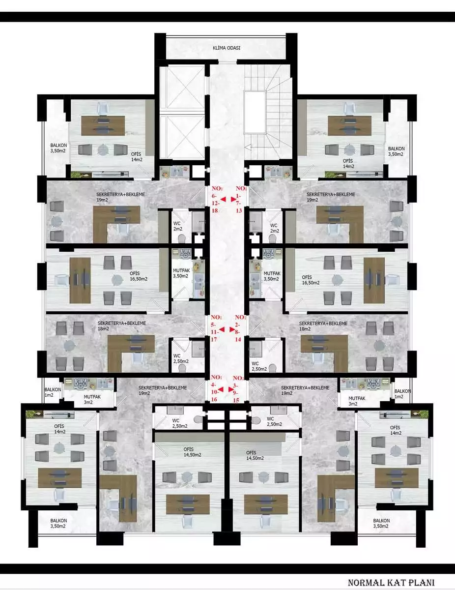 Другие объекты 43м² в Турции, Аланья. Стоимостью 150000€ аренда фото-14