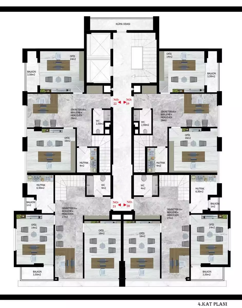 Другие объекты 43м² в Турции, Аланья. Стоимостью 150000€ аренда фото-15