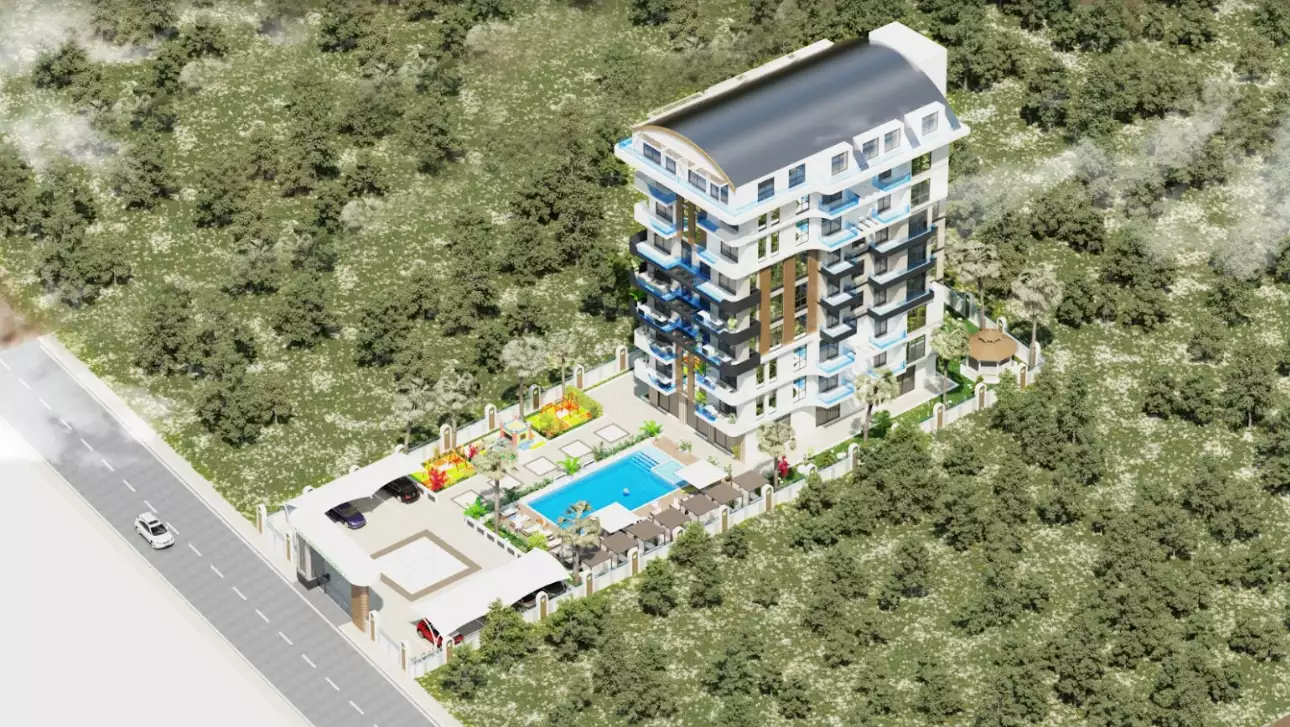 Пентхаус 128м² в Турции, Авсаллар. Стоимостью 268750€ аренда фото-1