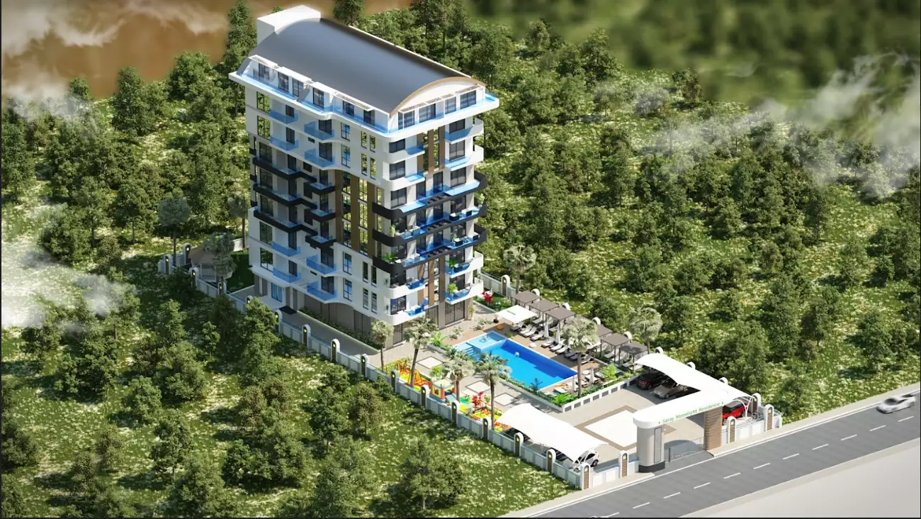 Пентхаус 128м² в Турции, Авсаллар. Стоимостью 268750€ аренда фото-2
