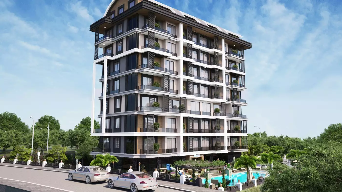 Квартира 43м² в Турции, Авсаллар. Стоимостью 127000€ аренда фото-1