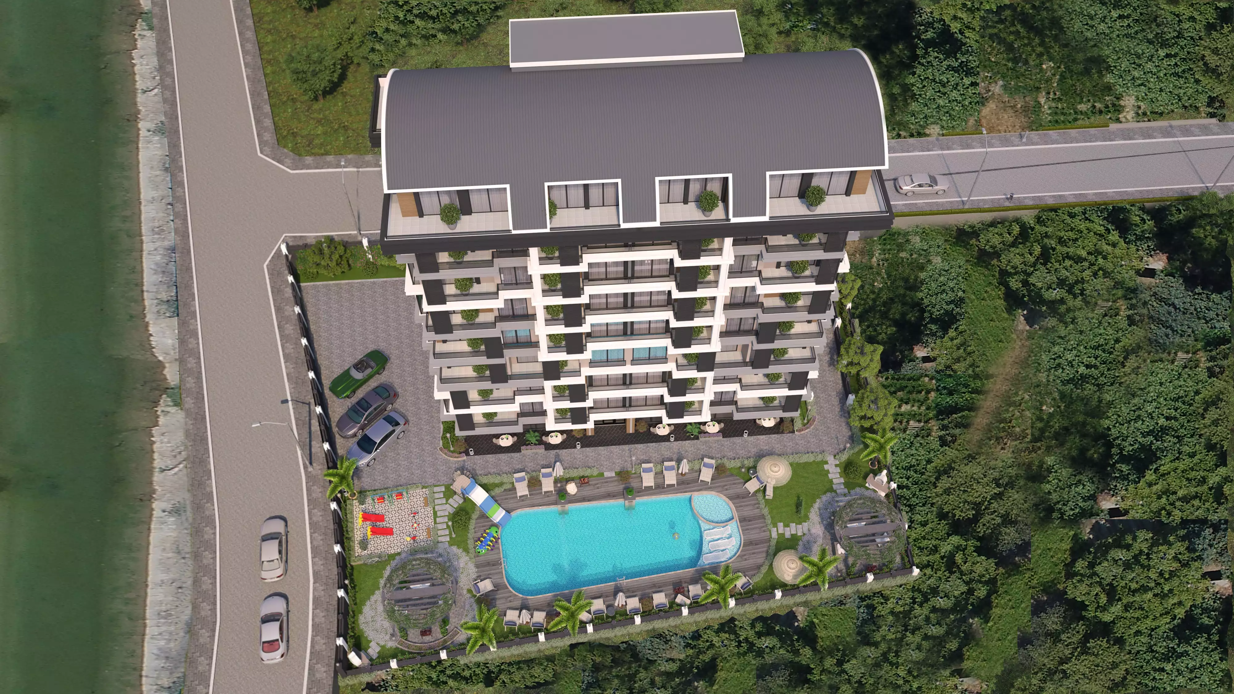 Квартира 43м² в Турции, Авсаллар. Стоимостью 127000€ аренда фото-3