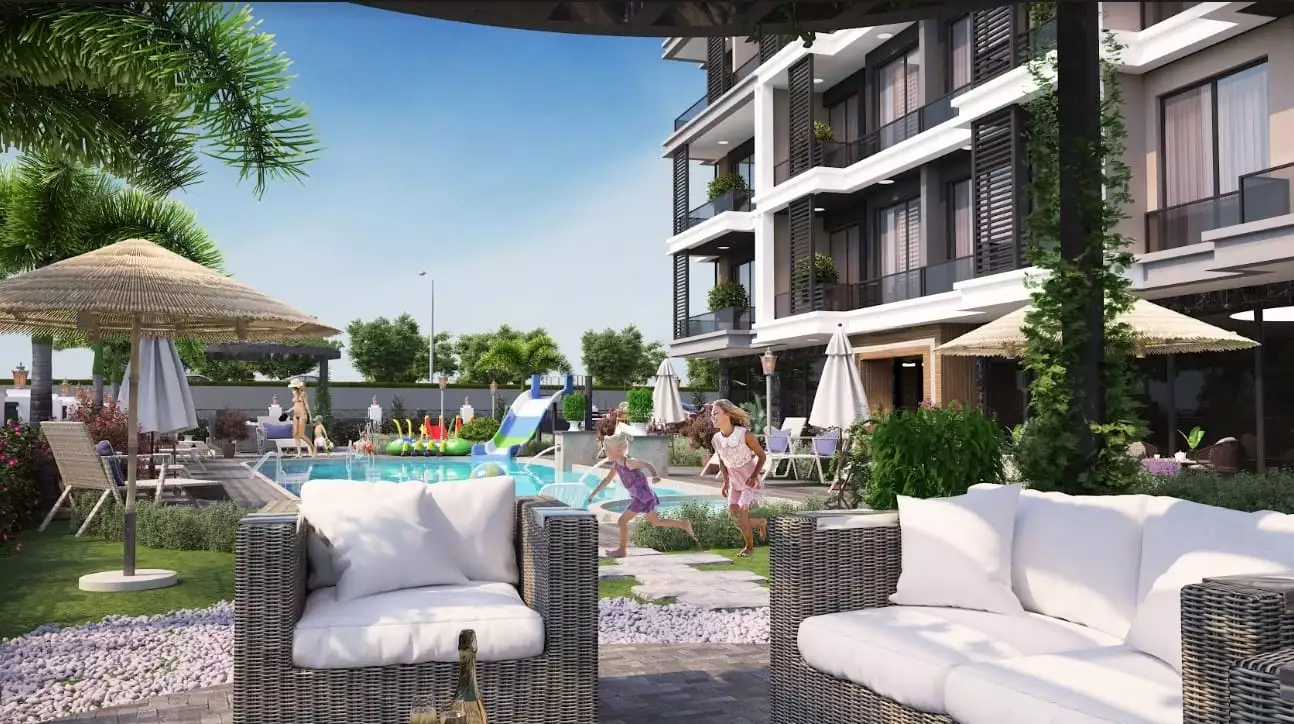 Квартира 43м² в Турции, Авсаллар. Стоимостью 127000€ аренда фото-15