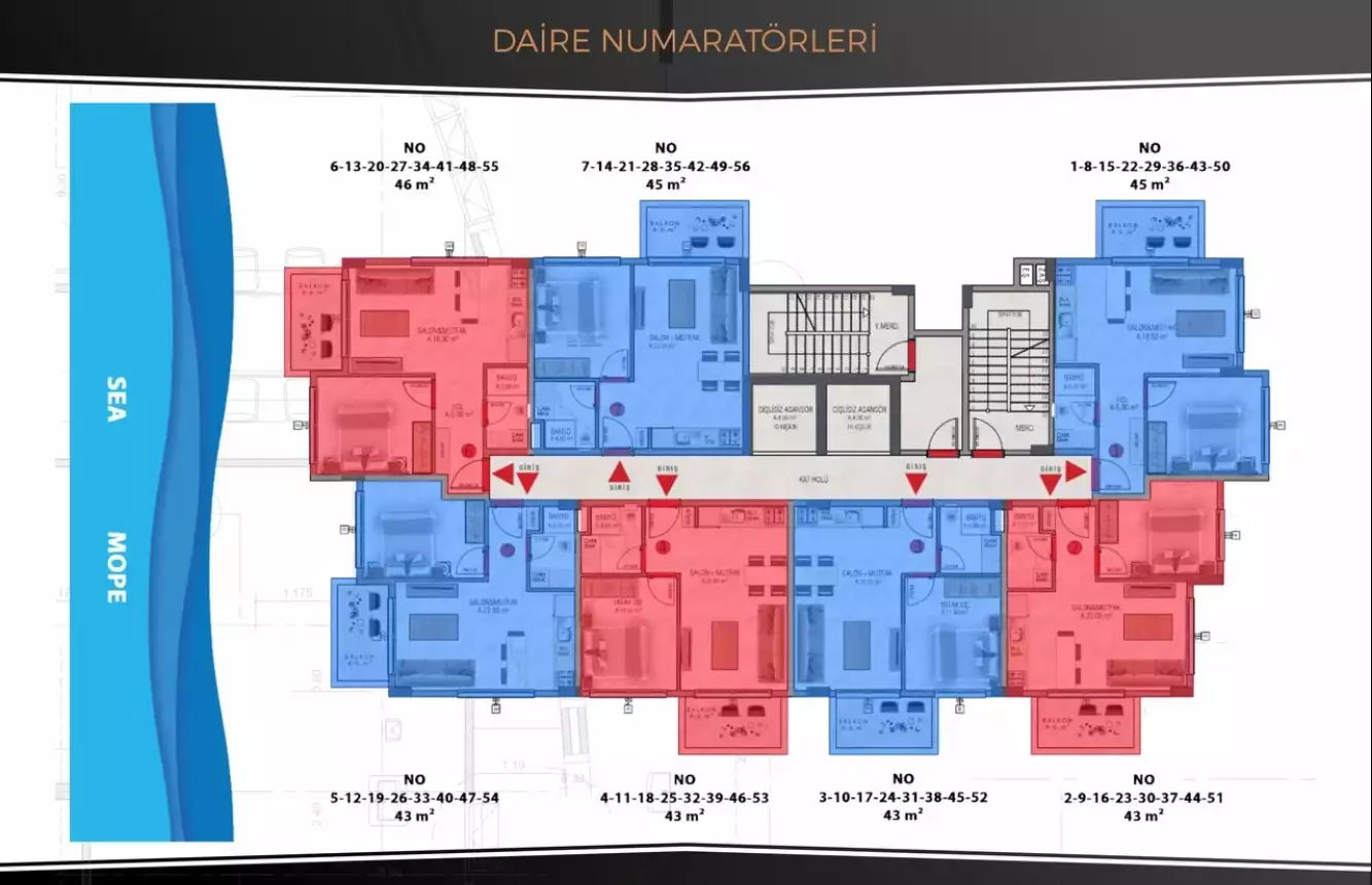 Квартира 54м² в Турции, Авсаллар. Стоимостью 103000€ аренда фото-11