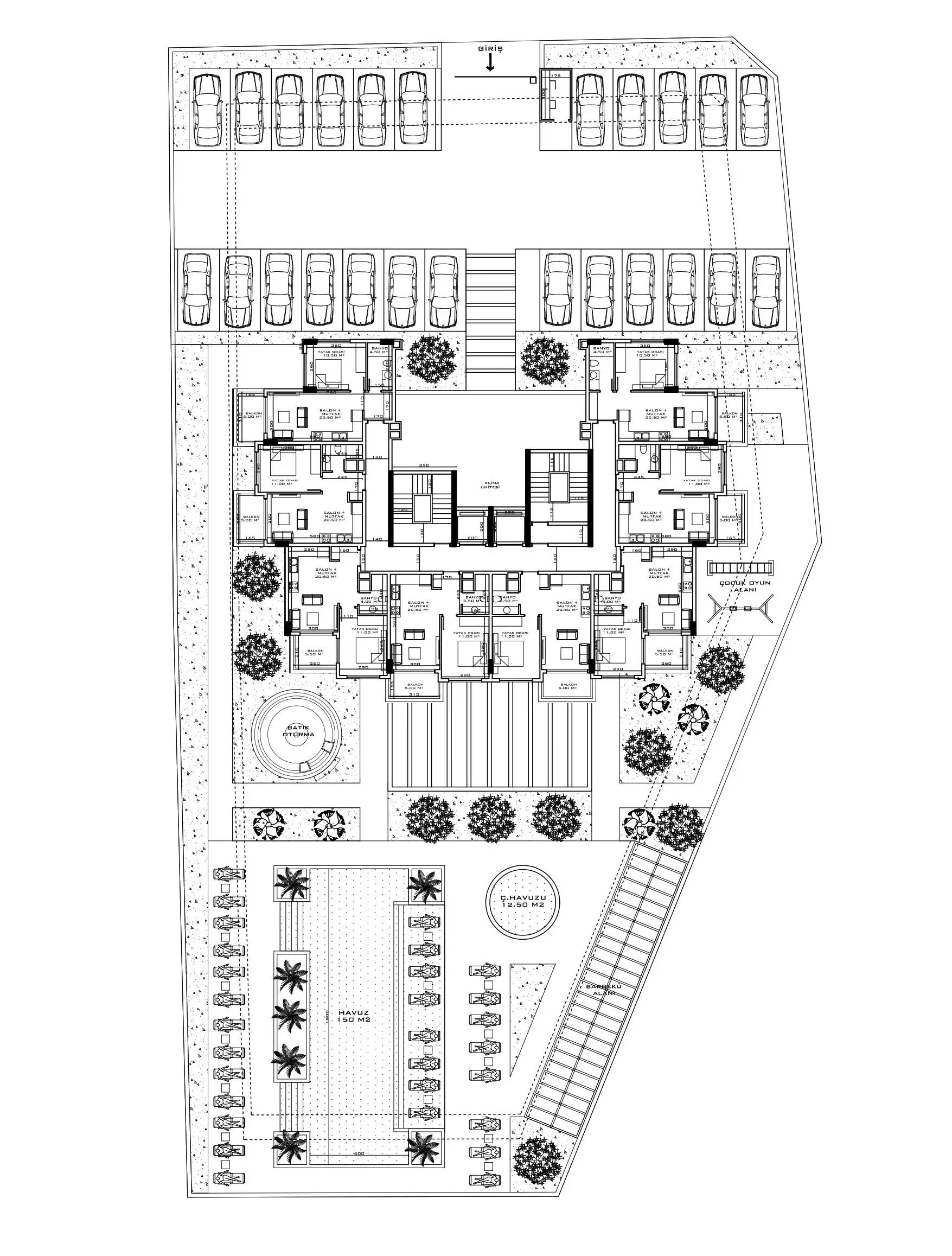 Квартира 46м² в Турции, Авсаллар. Стоимостью 94375€ аренда фото-16