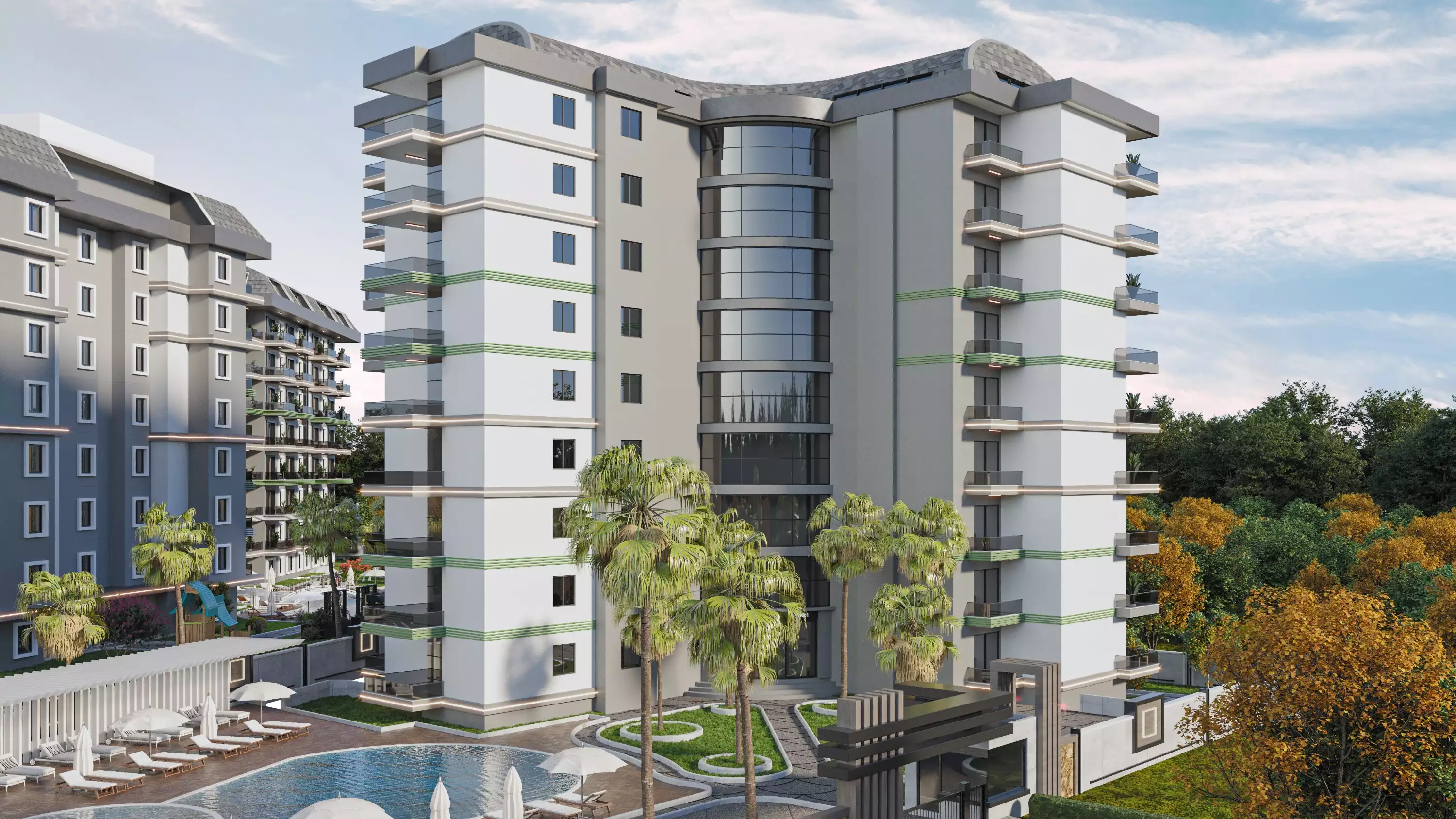 Пентхаус 111м² в Турции, Авсаллар. Стоимостью 155750€ аренда фото-3