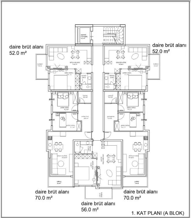 Другие объекты 56м² в Турции, Кестель. Стоимостью 175000€ аренда фото-9