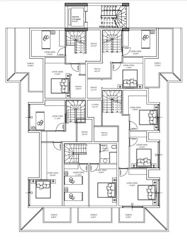Другие объекты 56м² в Турции, Кестель. Стоимостью 175000€ аренда фото-12