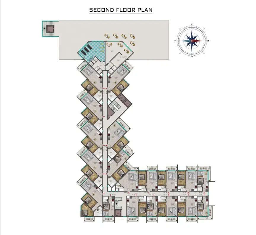 Квартира 40м² в Кипре, Гюзельюрт. Стоимостью 112000€ аренда фото-31