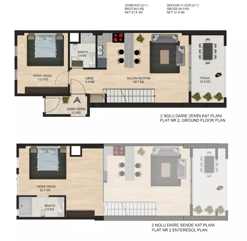 Квартира 66м² в Кипре, Лапитос. Стоимостью 188000€ аренда фото-28