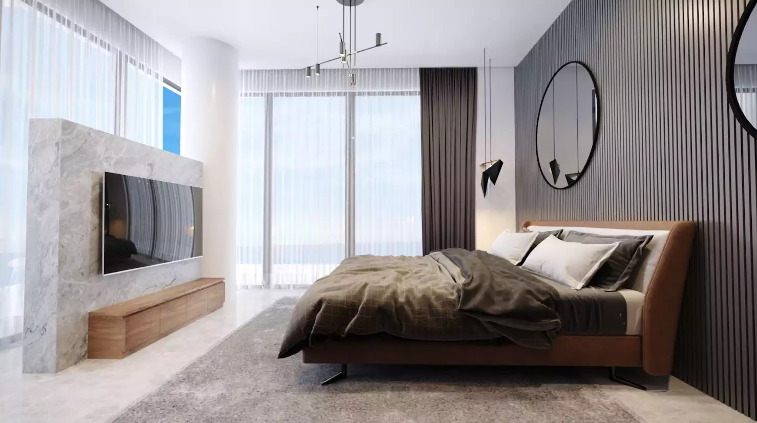 Квартира 37м² в Кипре, Газиверен. Стоимостью 92000€ аренда фото-24