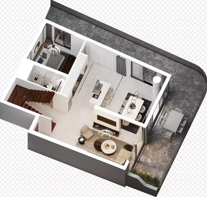 Квартира 37м² в Кипре, Газиверен. Стоимостью 92000€ аренда фото-29