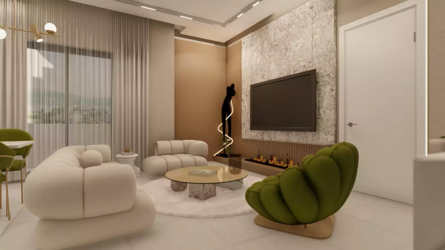 Квартира 50м² в Кипре, Газиверен. Стоимостью 70000€ аренда фото-25